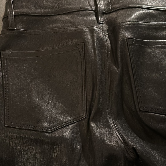 Frame Le Skinny Leather Pants - Picture 4 of 8